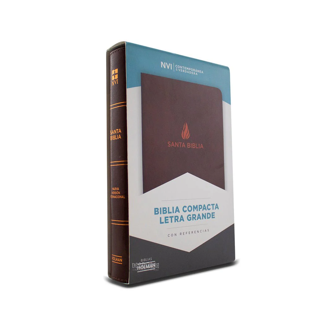 Biblia NVI Compacta Letra Grande, Piel fabricada