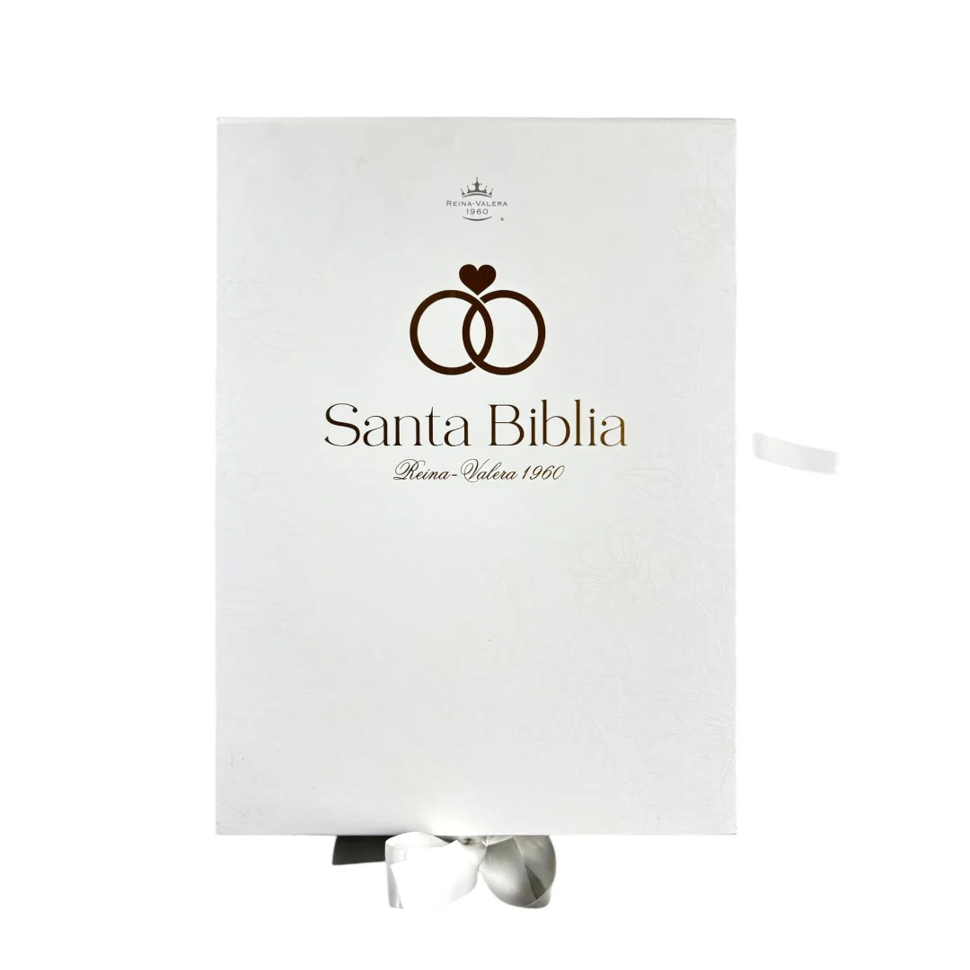 BIBLIA REINA VALERA 1960 BODA CANTO PLATA C/INDICE