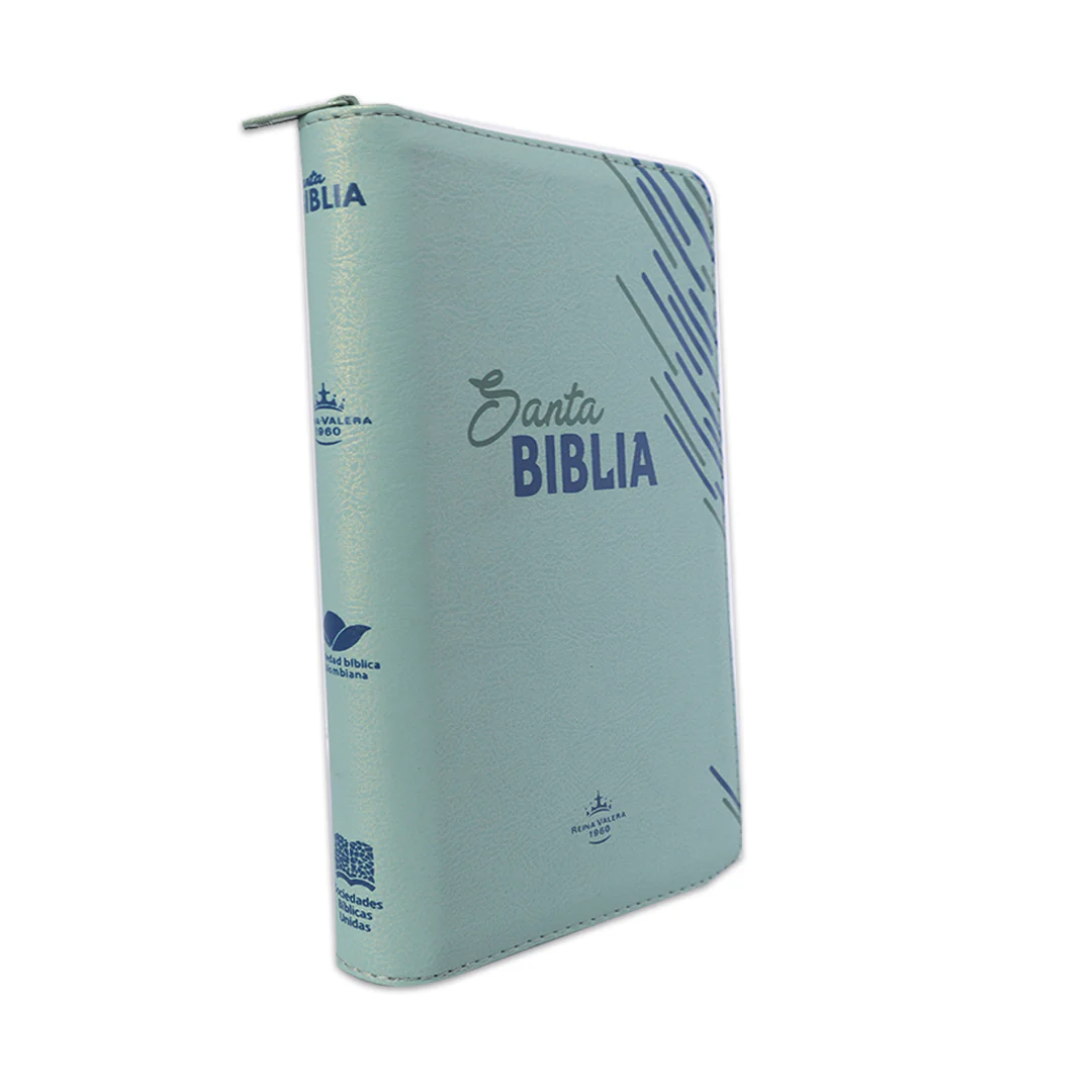 Biblia Reina Valera 1960 Letra Grande Color Verde C/ CIERRE