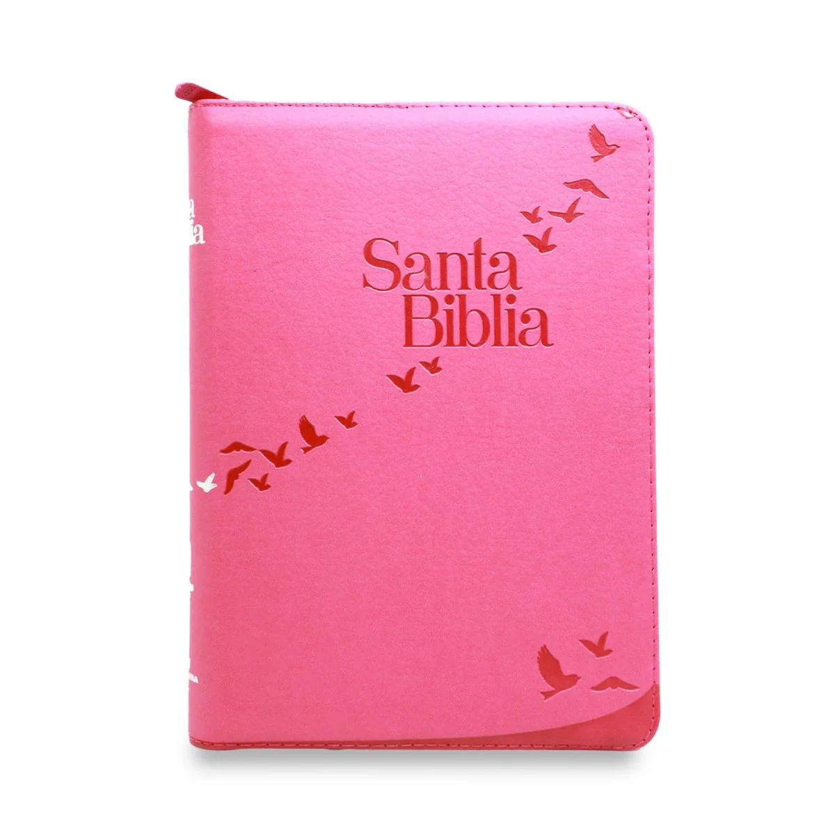 BIBLIA REINA VALERA 1960 LETRA GIGANTE ROSA CIERRE INDICE