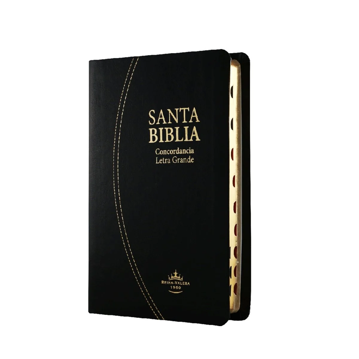 BIBLIA REINA VALERA 1960 LETRA GRANDE  NEGRO IMITACION PIEL INDICE