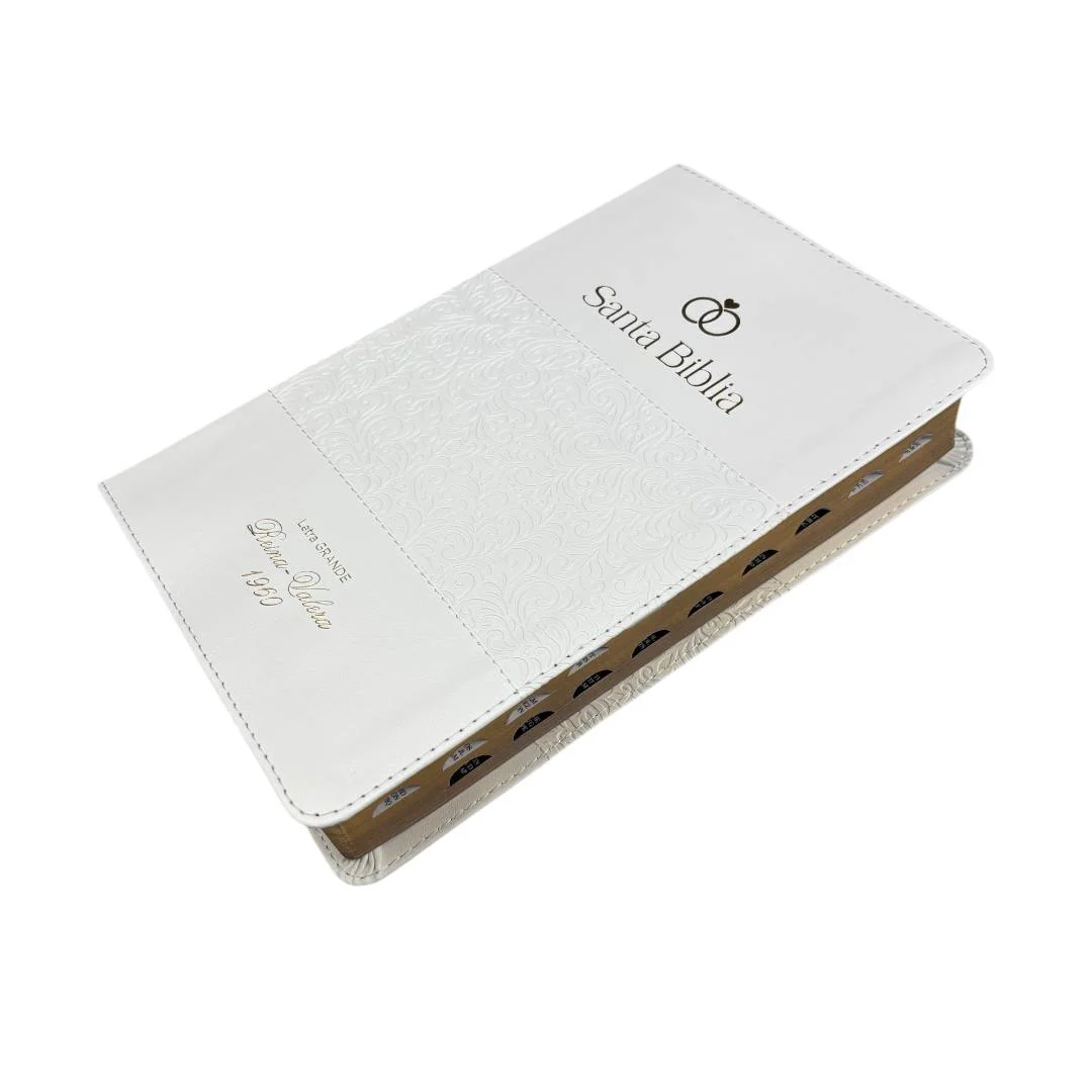 BIBLIA REINA VALERA 1960 BODA CANTO PLATA C/INDICE