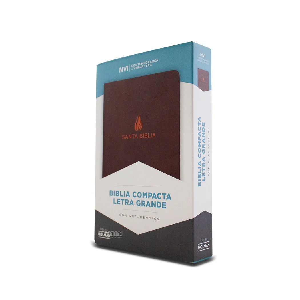Biblia NVI Compacta Letra Grande, Piel fabricada