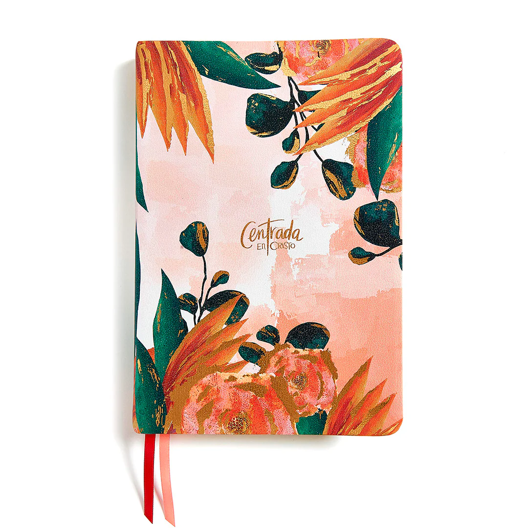 Biblia Centrada en Cristo, floral símil piel RVR1960