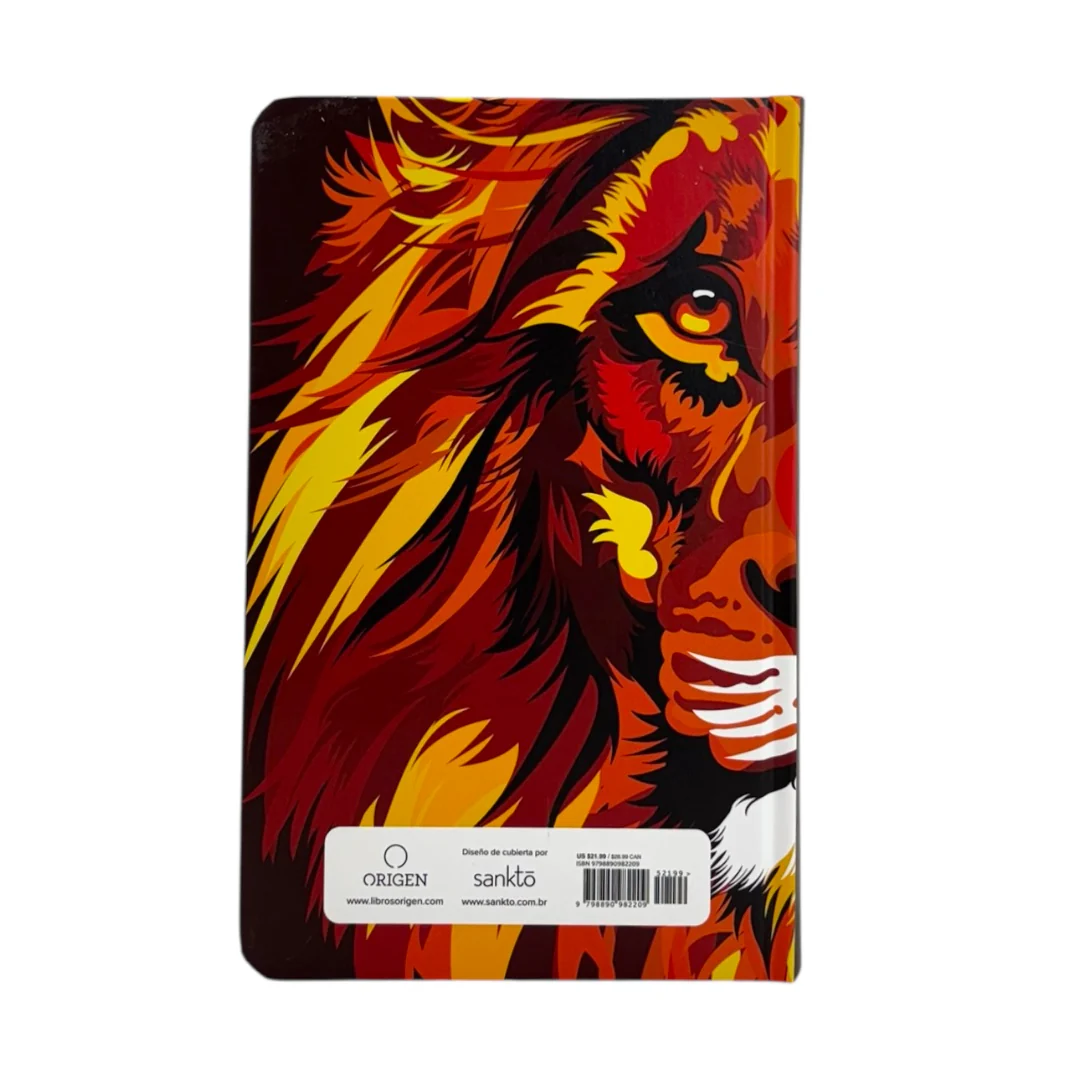 BIBLIA REINA VALERA 1960 LETRA GRANDE TAPA DURA LEÓN DE JUDA MARRÓN