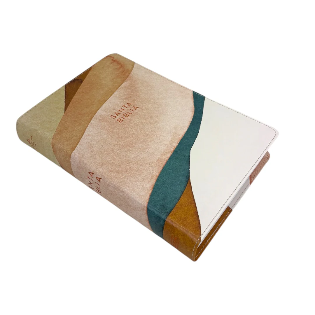 BIBLIA REINA VALERA 1960 LETRA GRANDE MANUAL SIMIL PIEL ACUARELA