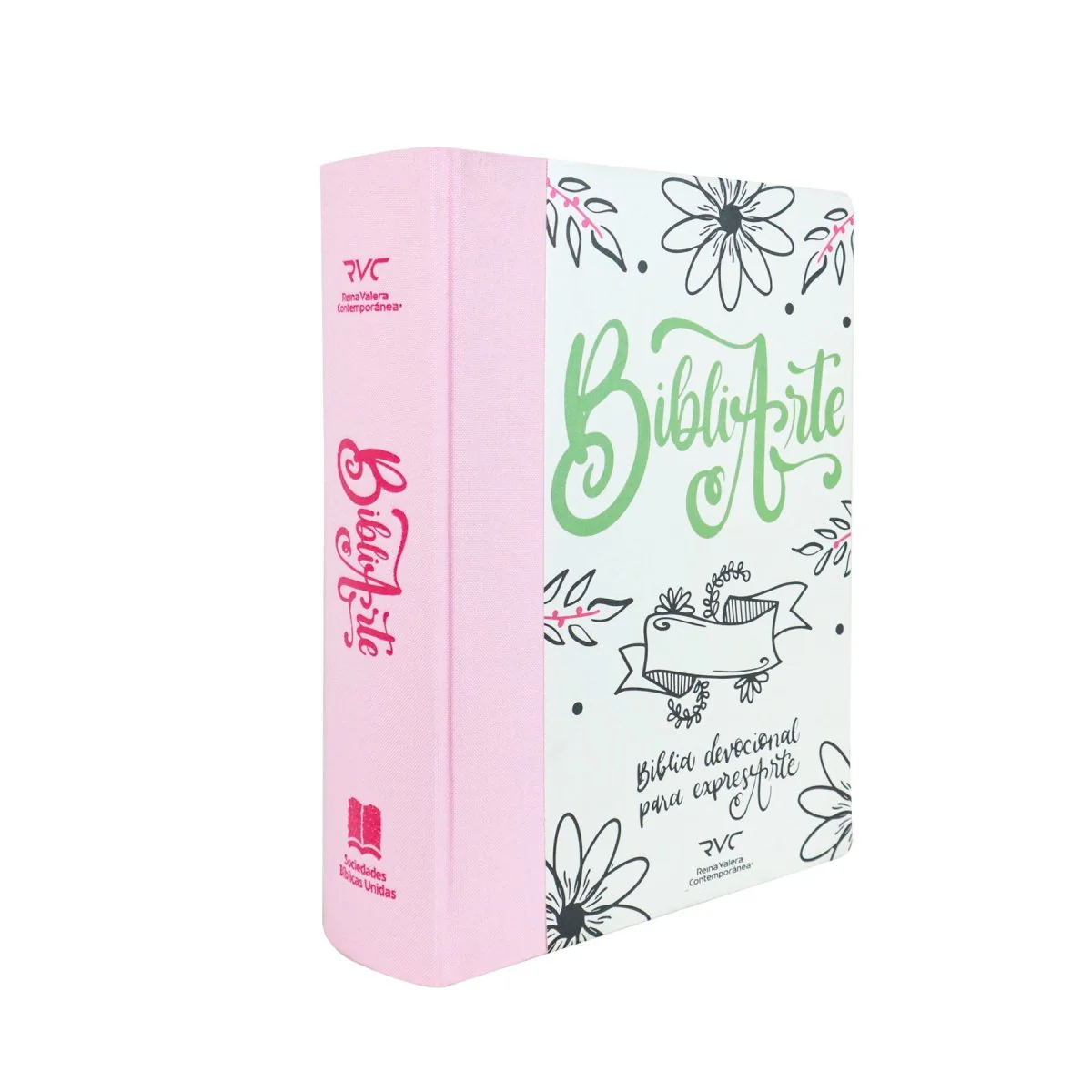 BIBLIA ARTE REINA VALERA CONTEMPORANEA TAPA DURA ROSA