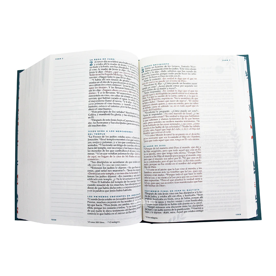 Biblia Devocional Mujer Verdadera NBLA - Tapa dura Aqua