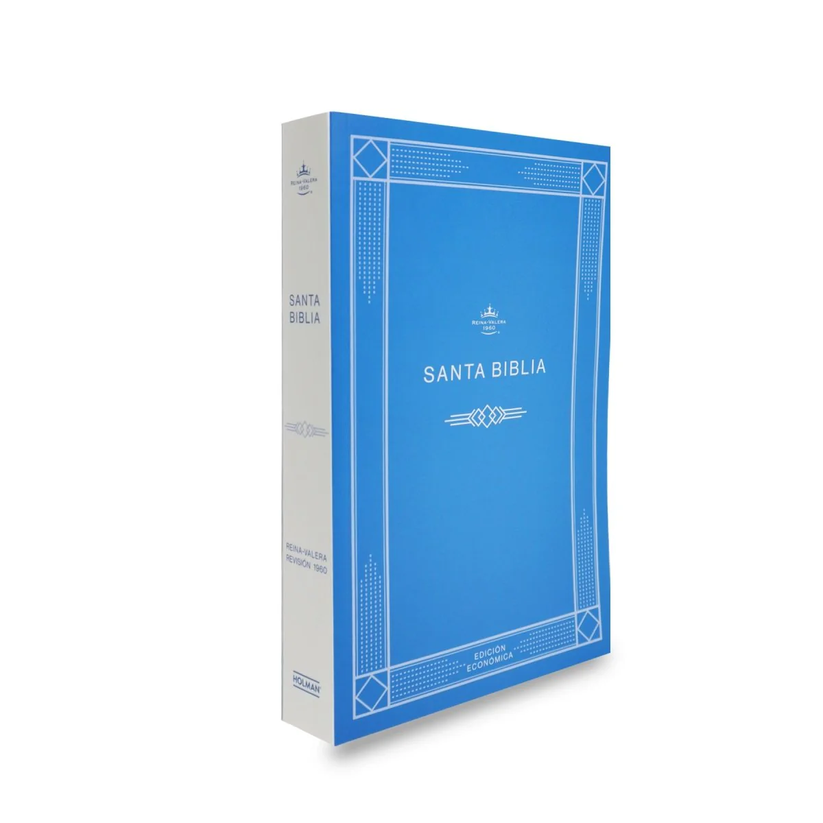 BIBLIA HOLMAN REINA VALERA 1960 ECONOMICA AZUL TAPA RUSTICA