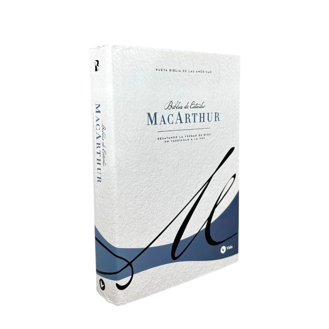 BIBLIA DE ESTUDIO MACARTHUR NBLA TAPA DURA AZUL