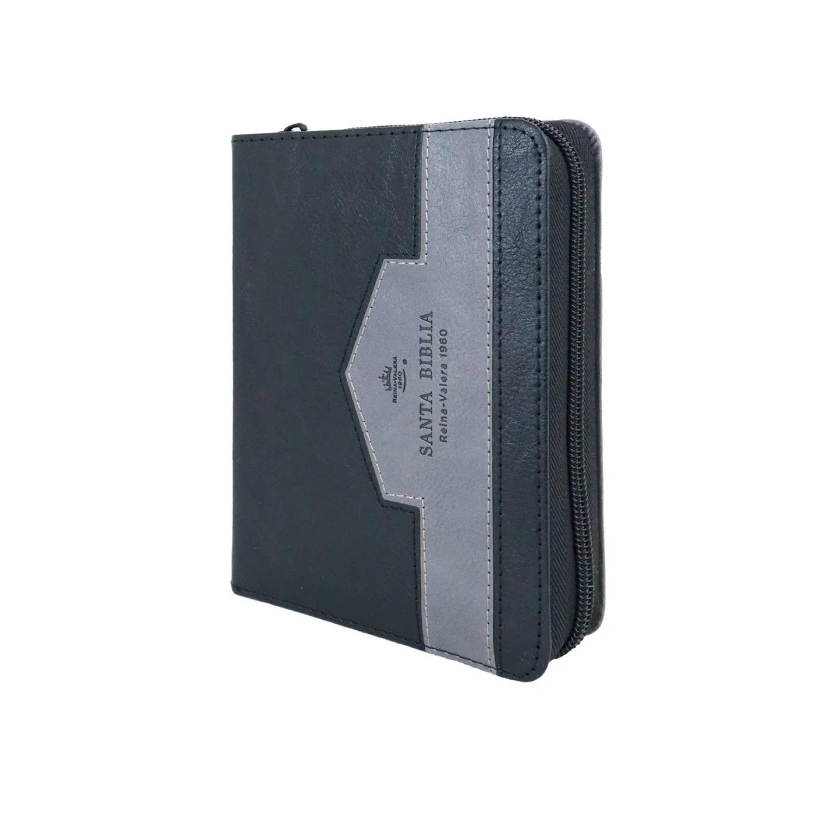 BIBLIA REINA VALERA 1960 BOLSILLO ELEGANTE GRIS/NEGRO