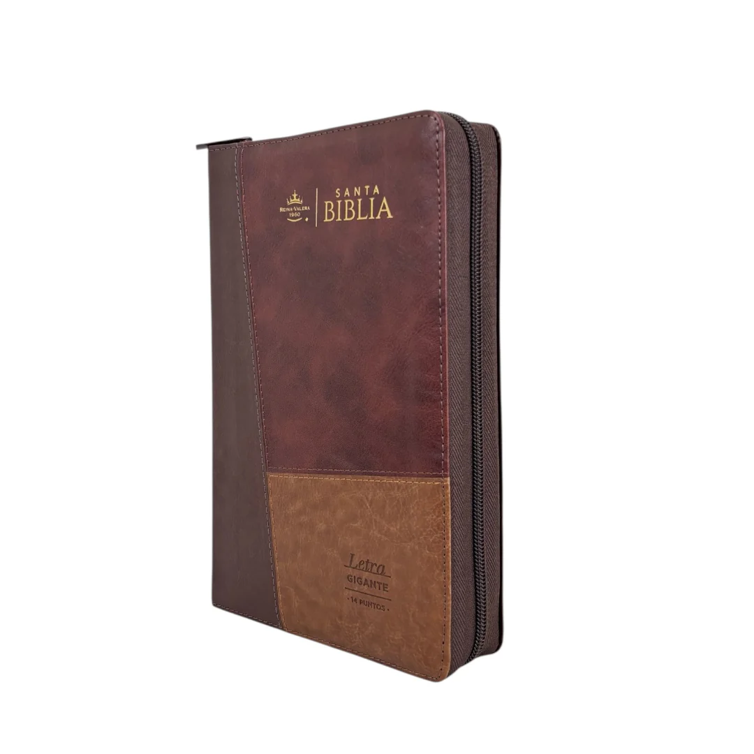 BIBLIA REINA VALERA 1960 LETRA GIGANTE IMITACION PIEL ICONIC C/CIERRE INDICE