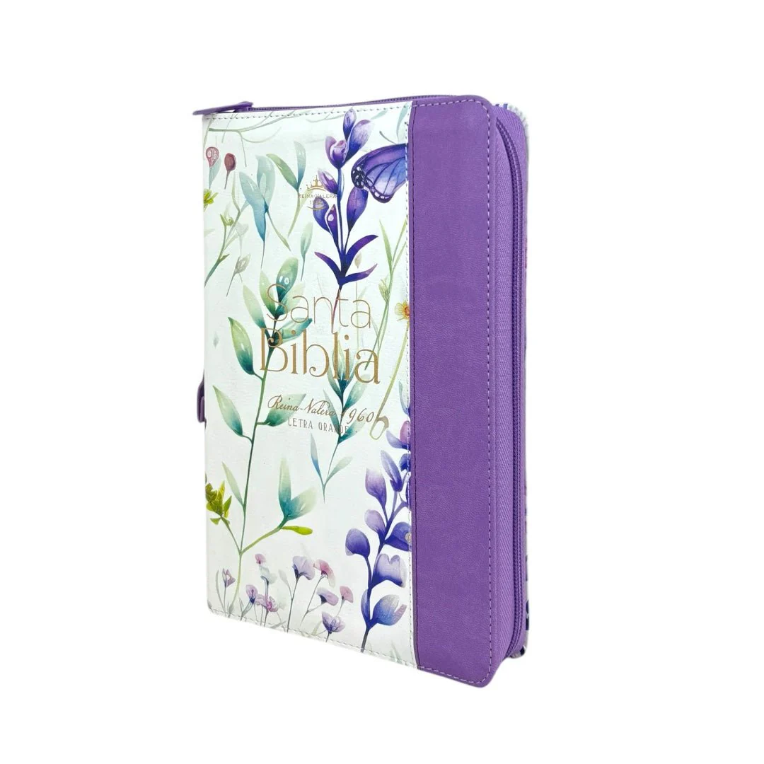 BIBLIA REINA VALERA 1960 LETRA GRANDE MANUAL PRETTY CANTO FLORAL INIDICE