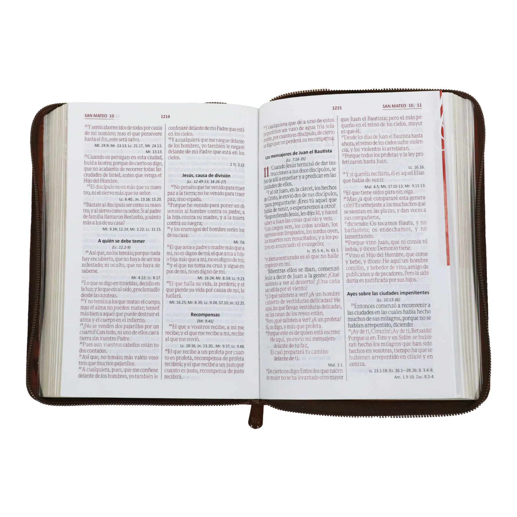 BIBLIA DE ORACIONES IMITACIÓN PIEL CAFÉ