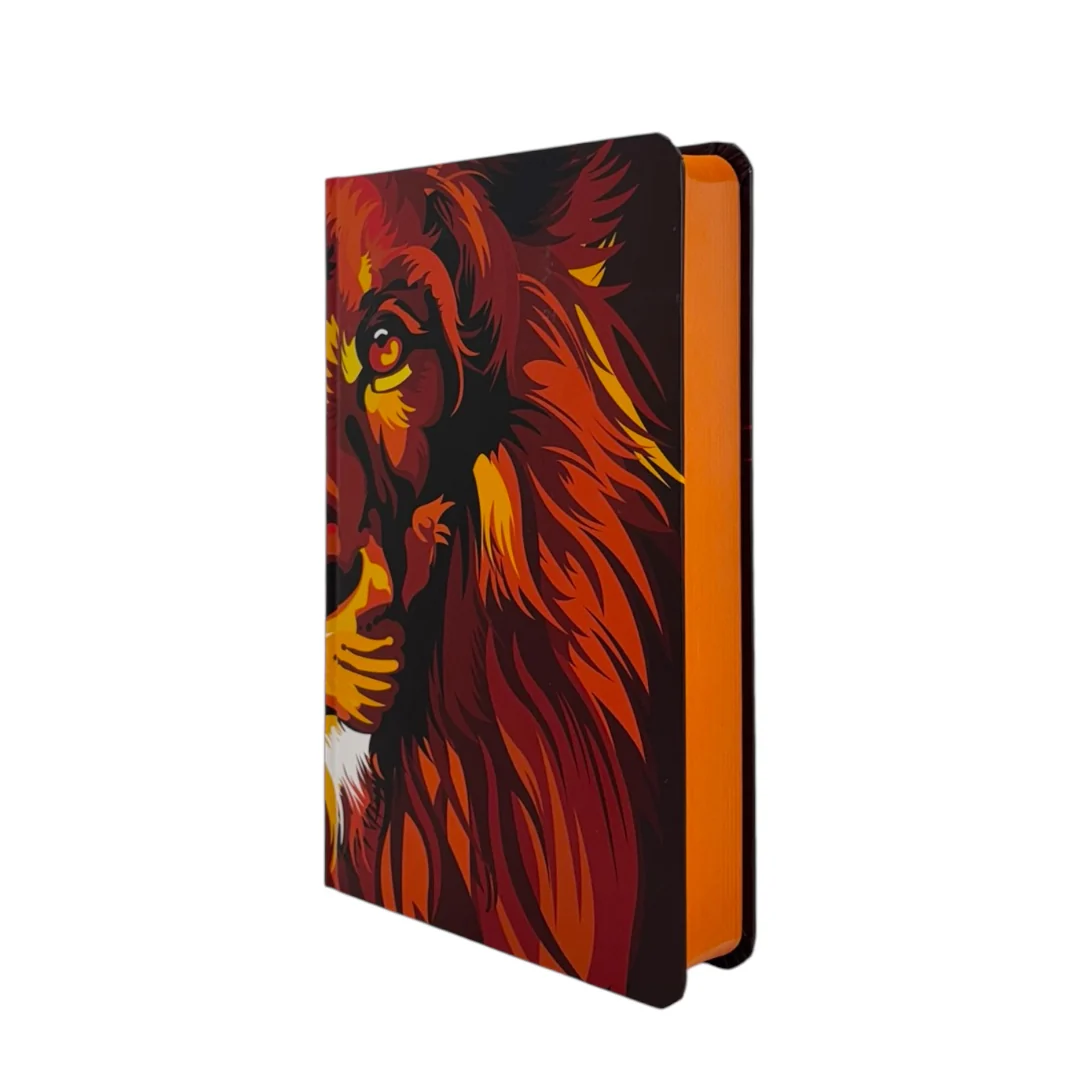 BIBLIA REINA VALERA 1960 LETRA GRANDE TAPA DURA LEÓN DE JUDA MARRÓN