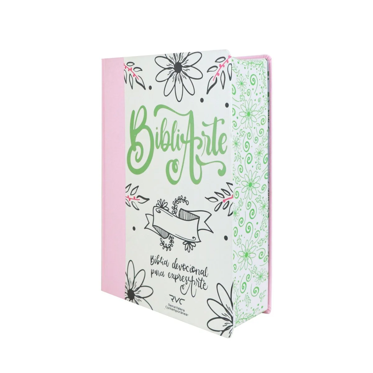 BIBLIA ARTE REINA VALERA CONTEMPORANEA TAPA DURA ROSA