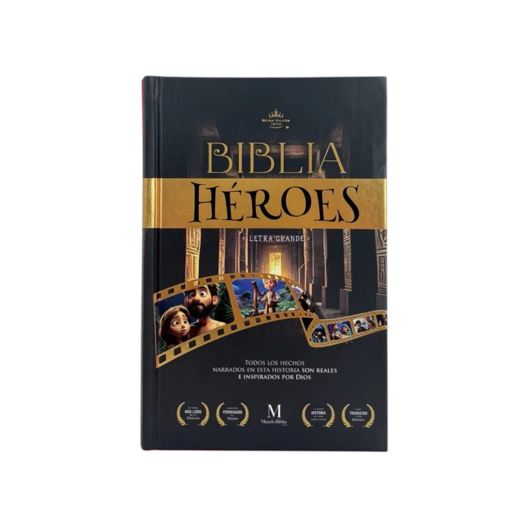 BIBLIA HÉROES REINA VALERA 1960 LETRA GRANDE TAPA DURA