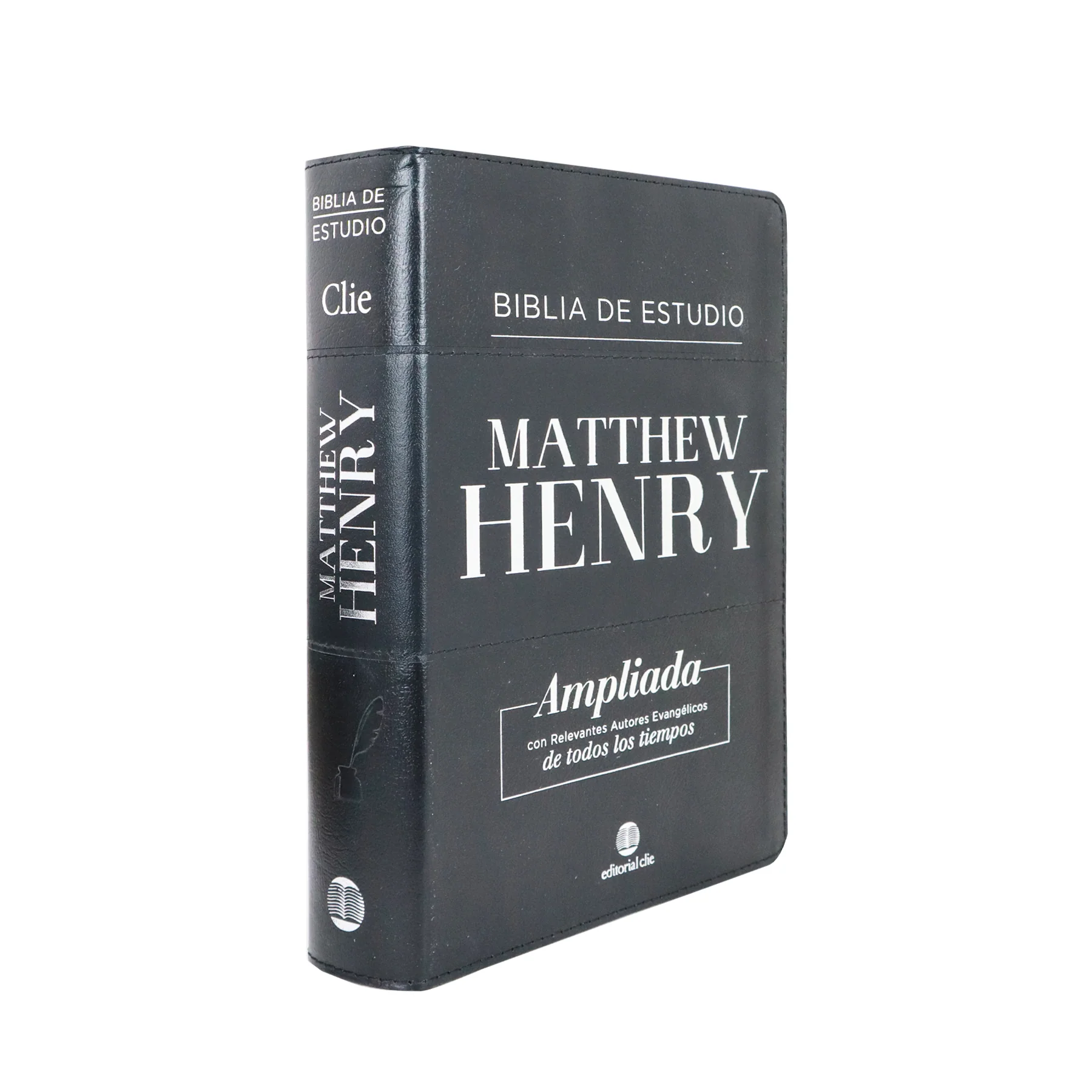 BIBLIA DE ESTUDIO MATTHEW HENRY PIEL FABRICADA NEGRO/INDICE