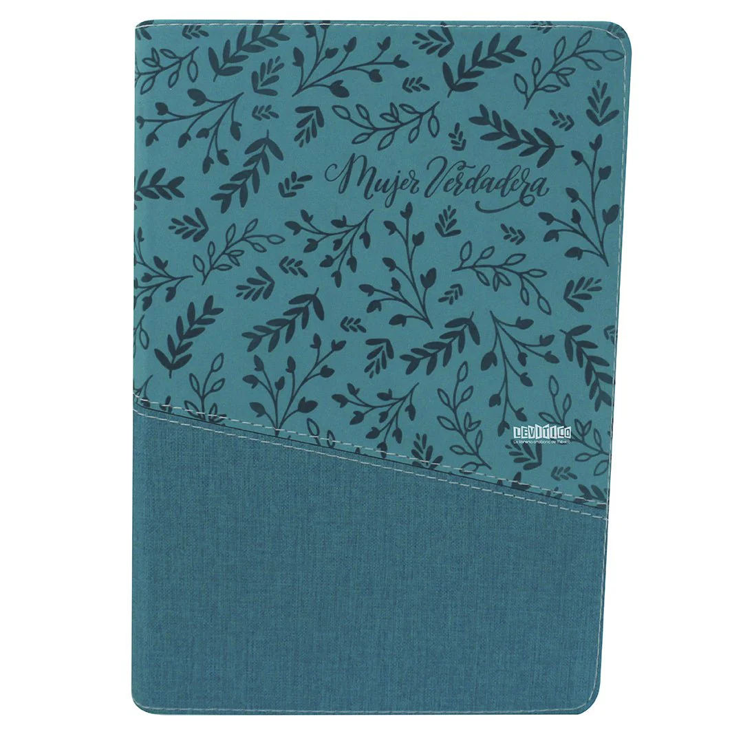 Biblia Devocional Mujer Verdadera NBLA - Duotono Aqua