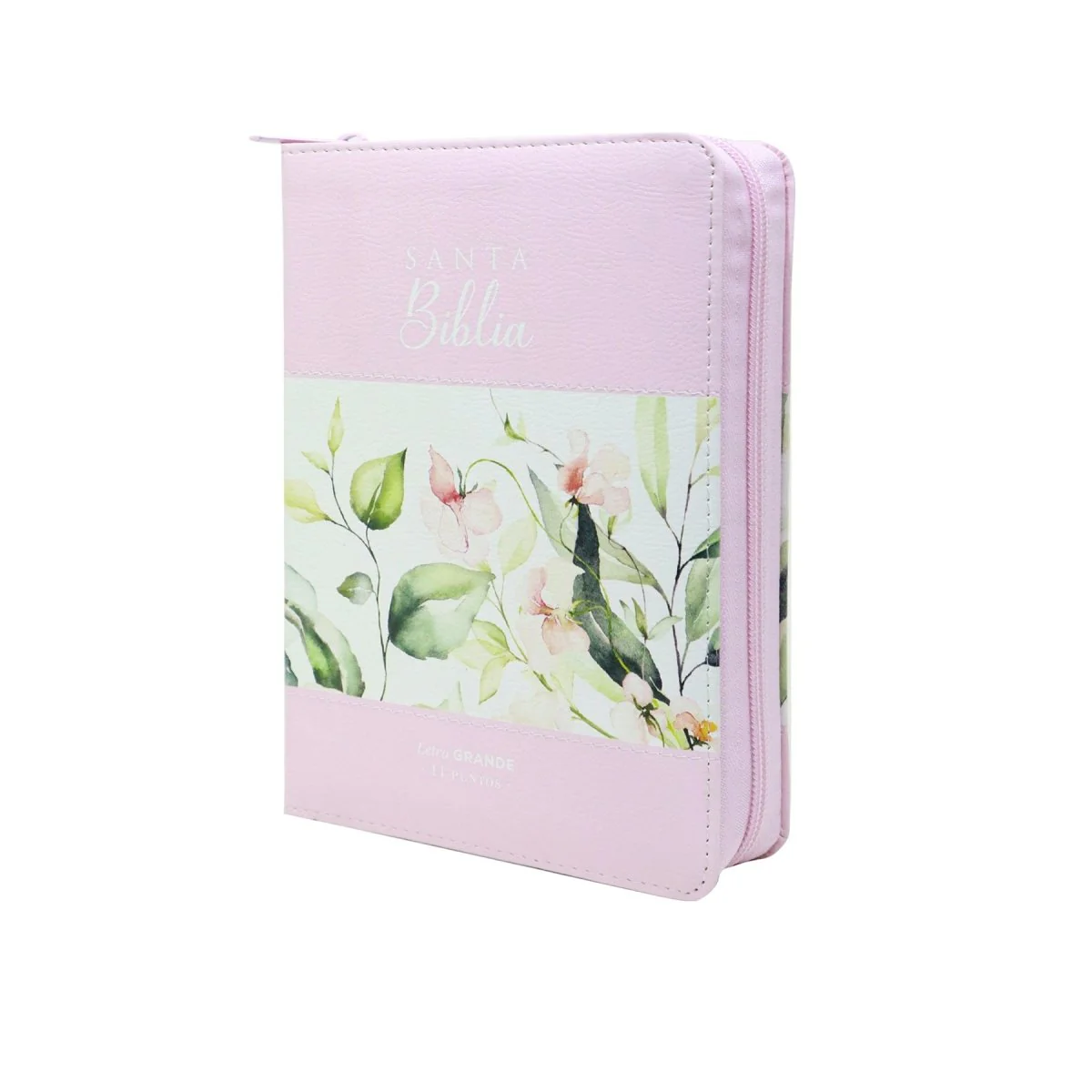 BIBLIA REINA VALERA 1960 LETRA GRANDE COMPACTA/  ROSA CIERRE INDICE