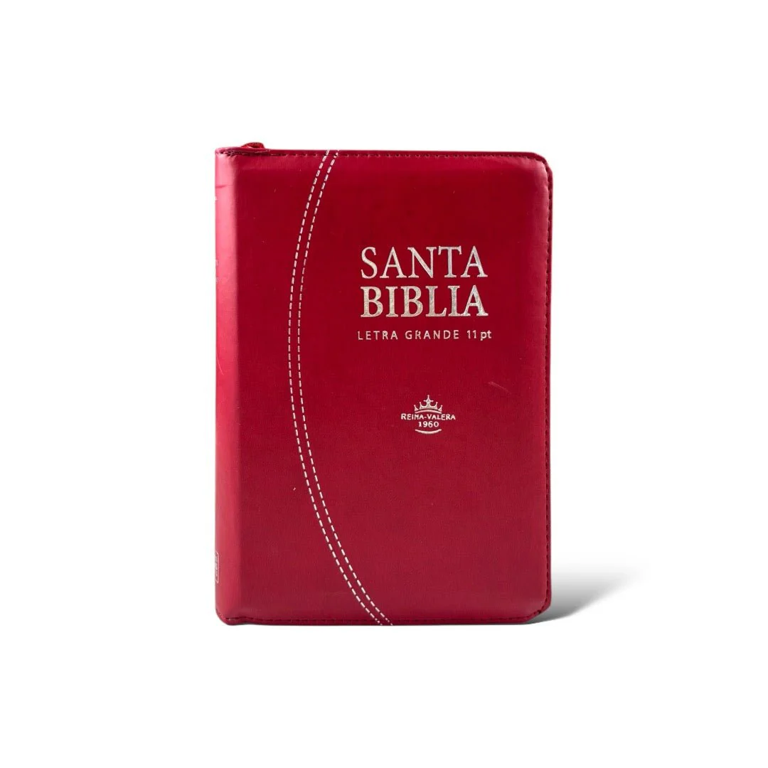 BIBLIA REINA VALERA 1960 COMPACTA  IMITACION PIEL/ ROJO