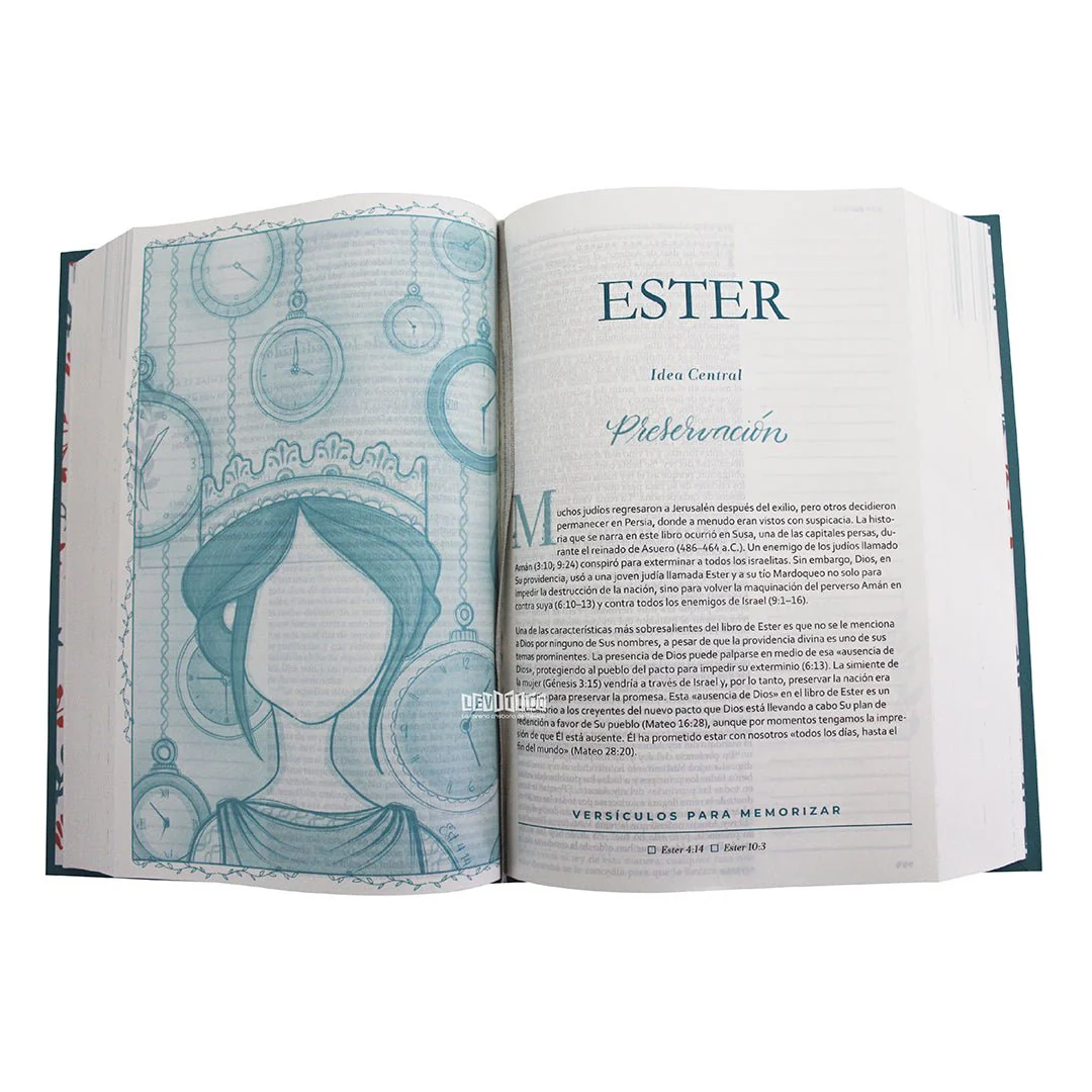 Biblia Devocional Mujer Verdadera NBLA - Tapa dura Aqua