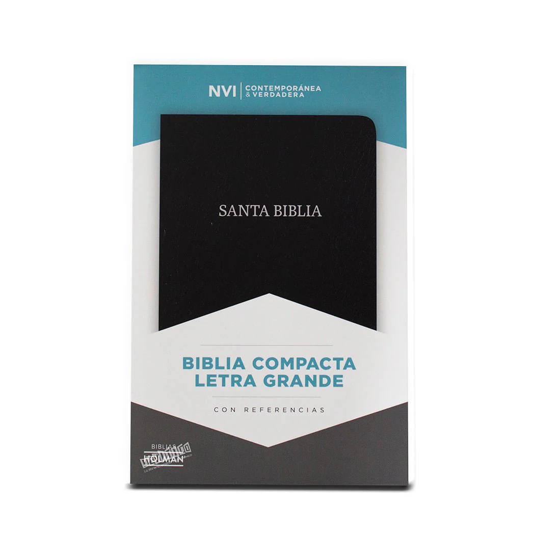 Biblia NVI Compacta Letra Grande, Piel fabricada