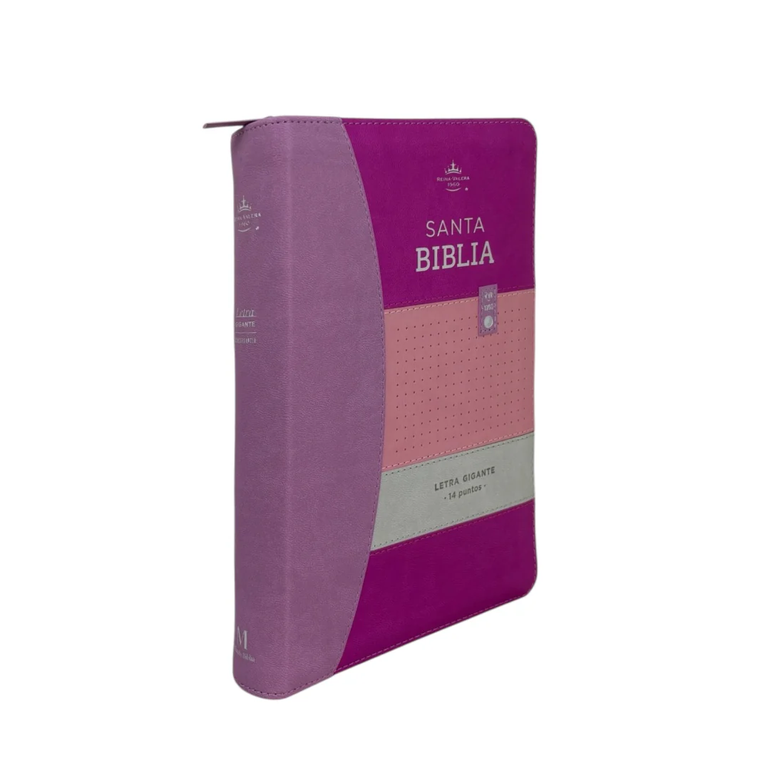 BIBLIA REINA VALERA 1960 LETRA GIGANTE IMITACION PIEL ICONIC C/CIERRE INDICE