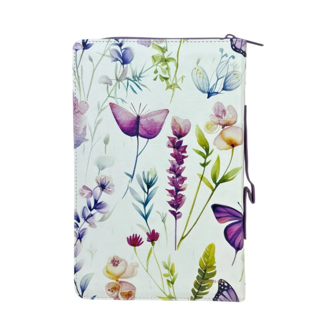 BIBLIA REINA VALERA 1960 LETRA GRANDE MANUAL PRETTY CANTO FLORAL INIDICE