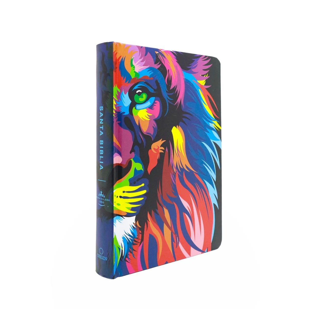 BIBLIA REINA VALERA 1960 LETRA GRANDE LEÓN COLORES