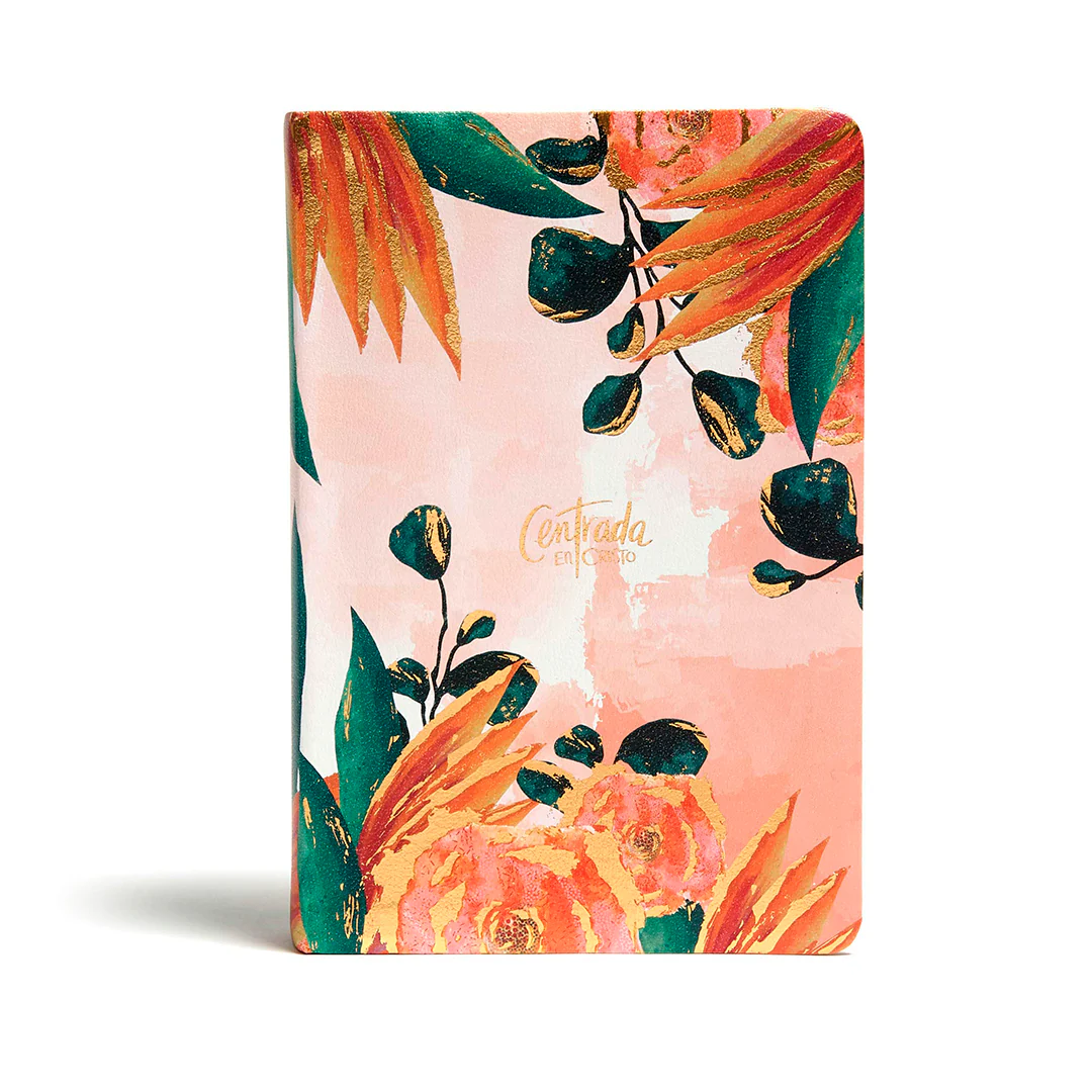 Biblia Centrada en Cristo, floral símil piel RVR1960