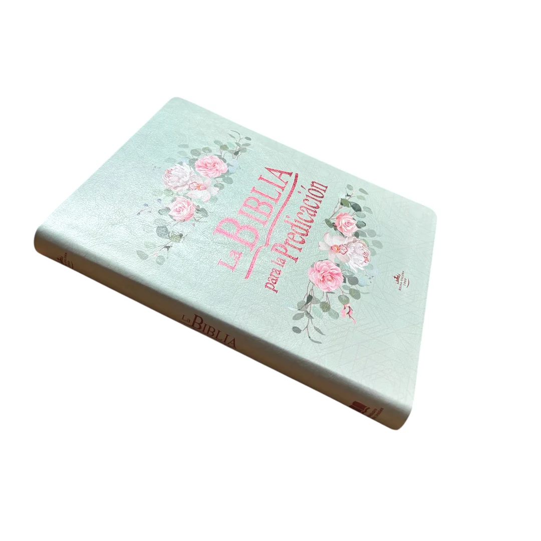 BIBLIA DE ESTUDIO PARA LA PREDICACION REINA VALERA 1960  AQUA FLORES