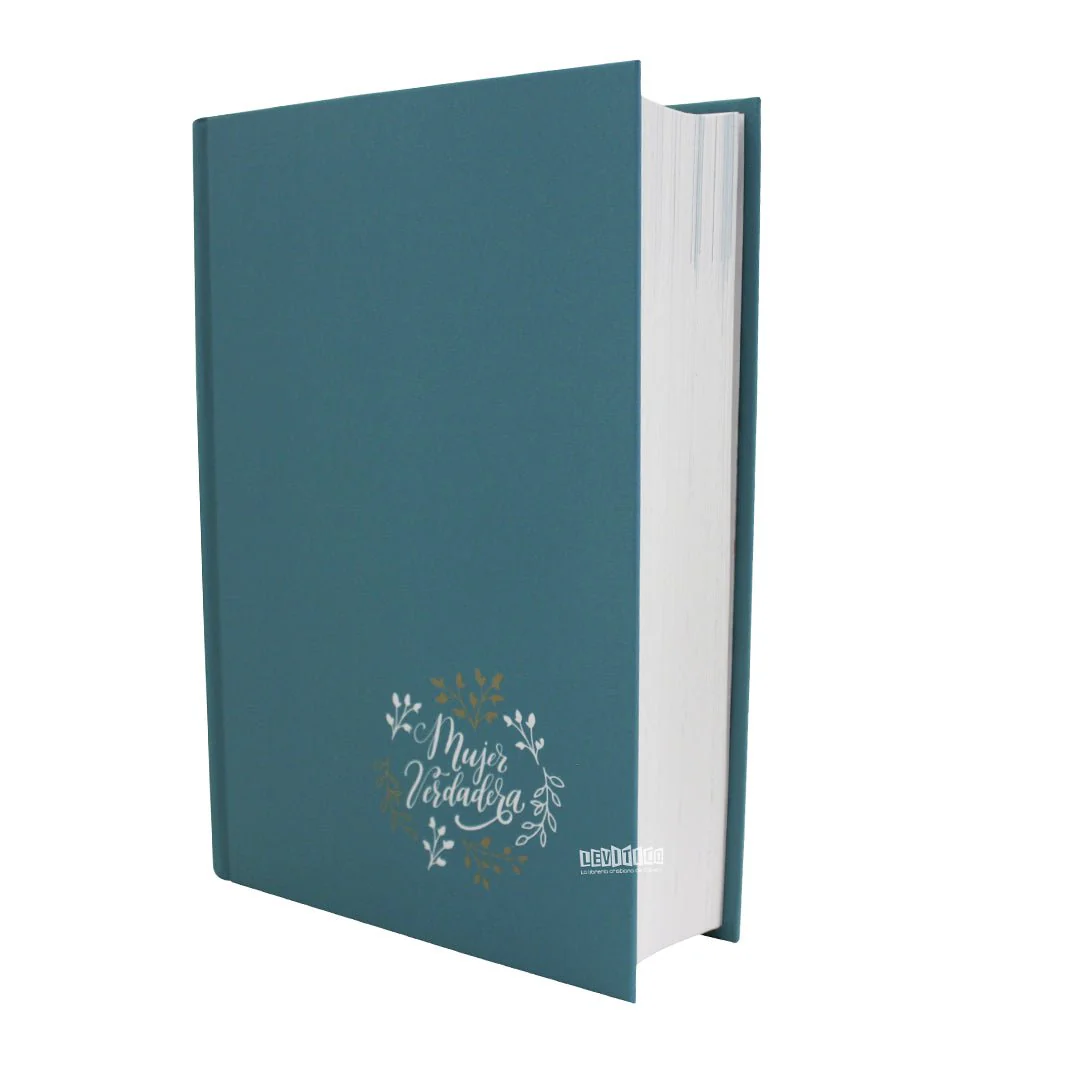 Biblia Devocional Mujer Verdadera NBLA - Tapa dura Aqua