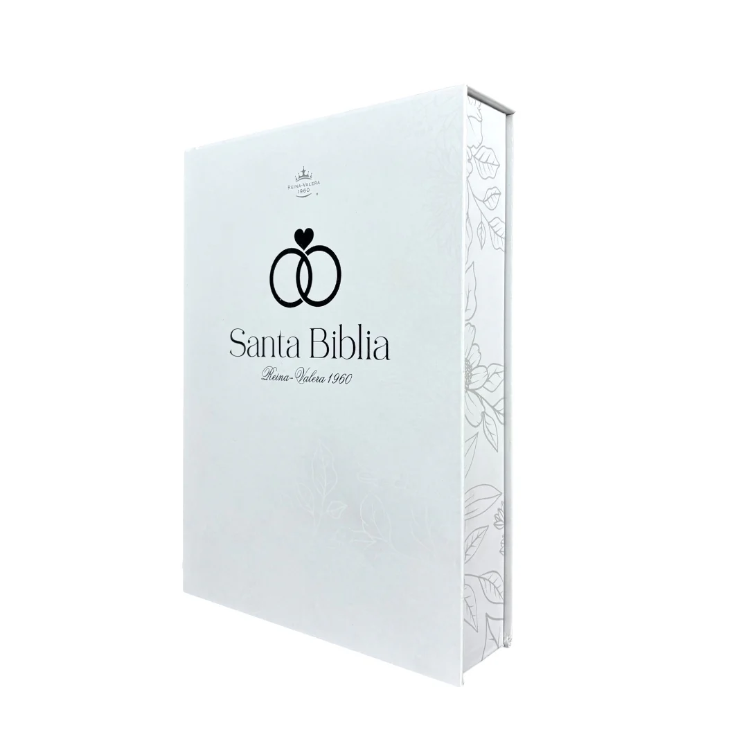 BIBLIA REINA VALERA 1960 BODA CANTO PLATA C/INDICE