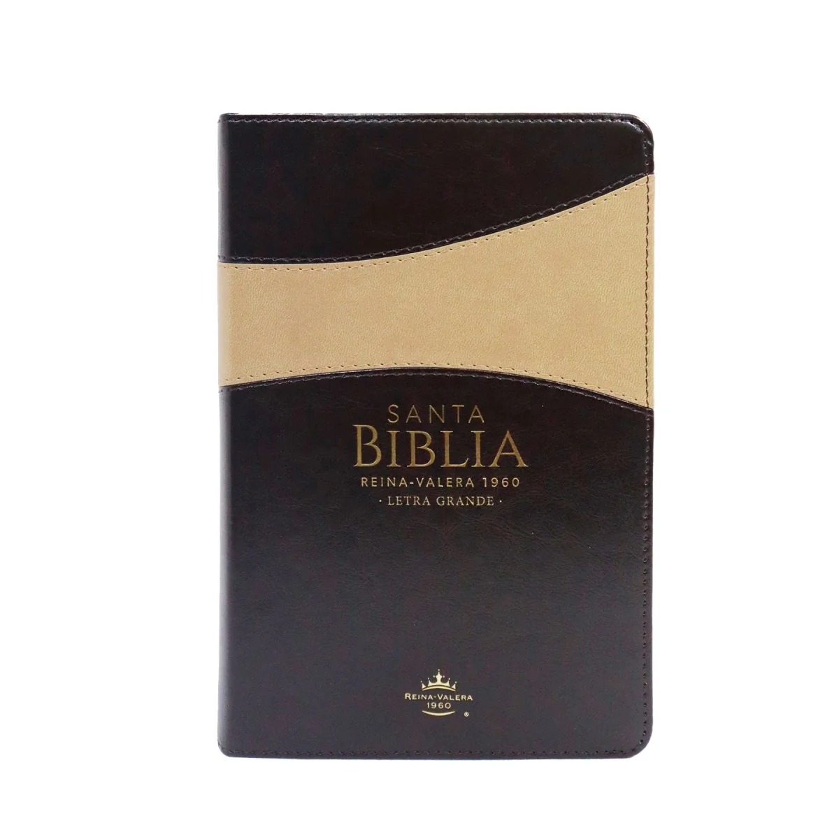 BIBLIA REINA VALERA 1960 LETRA GRANDE MANUAL BEIGE/CAFE