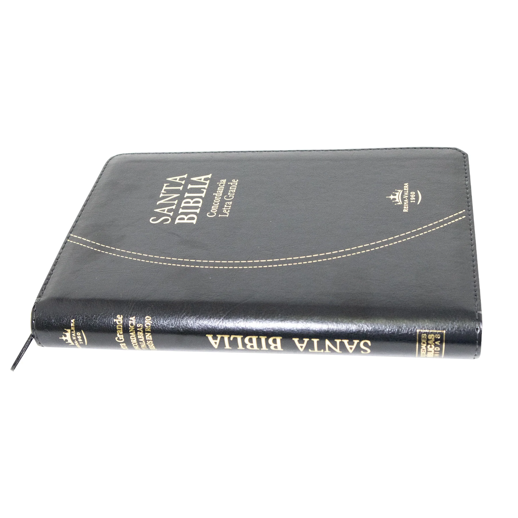 BIBLIA REINA VALERA 1960 LETRA GRANDE IMIT PIEL NEGRO INDICE/CIERRE