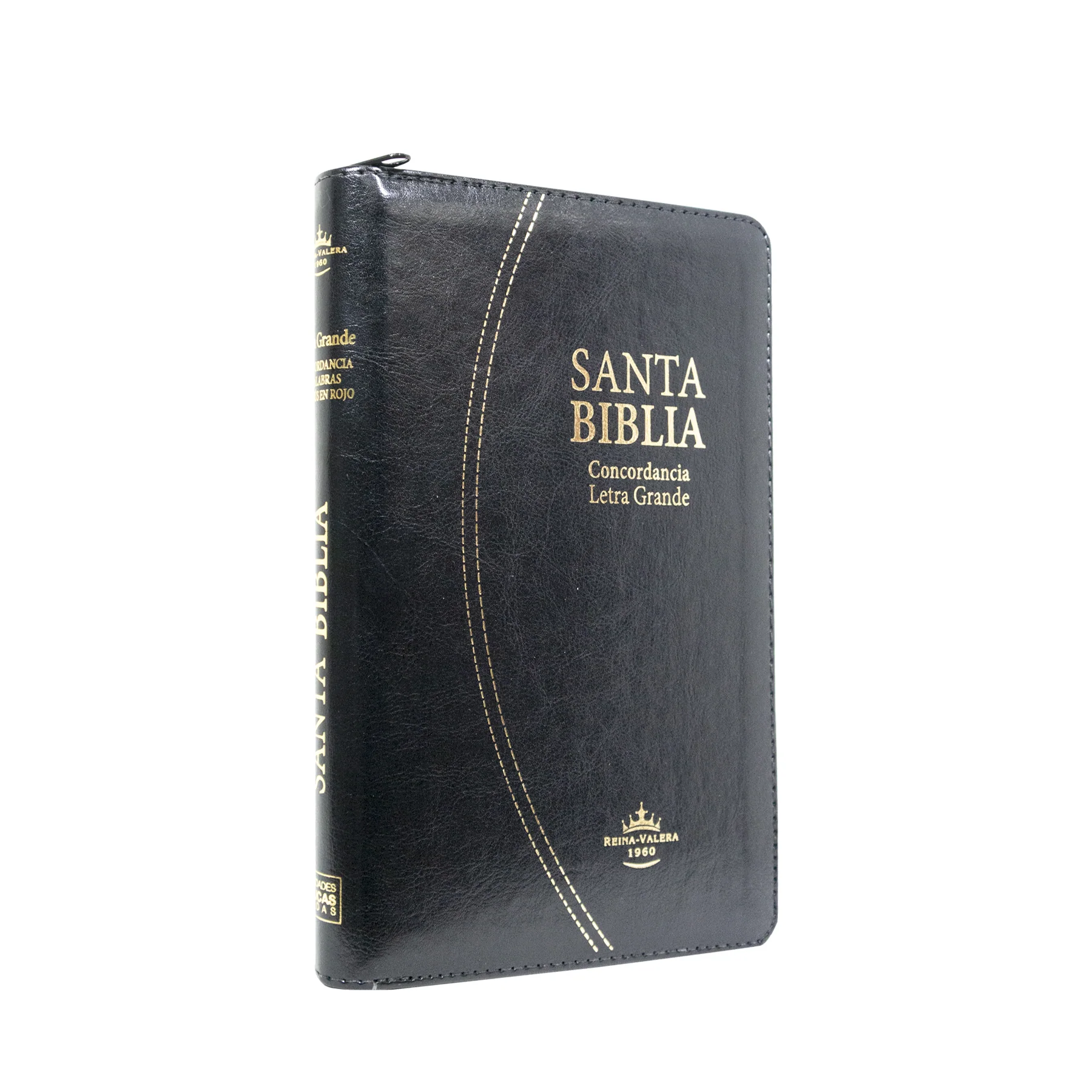 BIBLIA REINA VALERA 1960 LETRA GRANDE IMIT PIEL NEGRO INDICE/CIERRE
