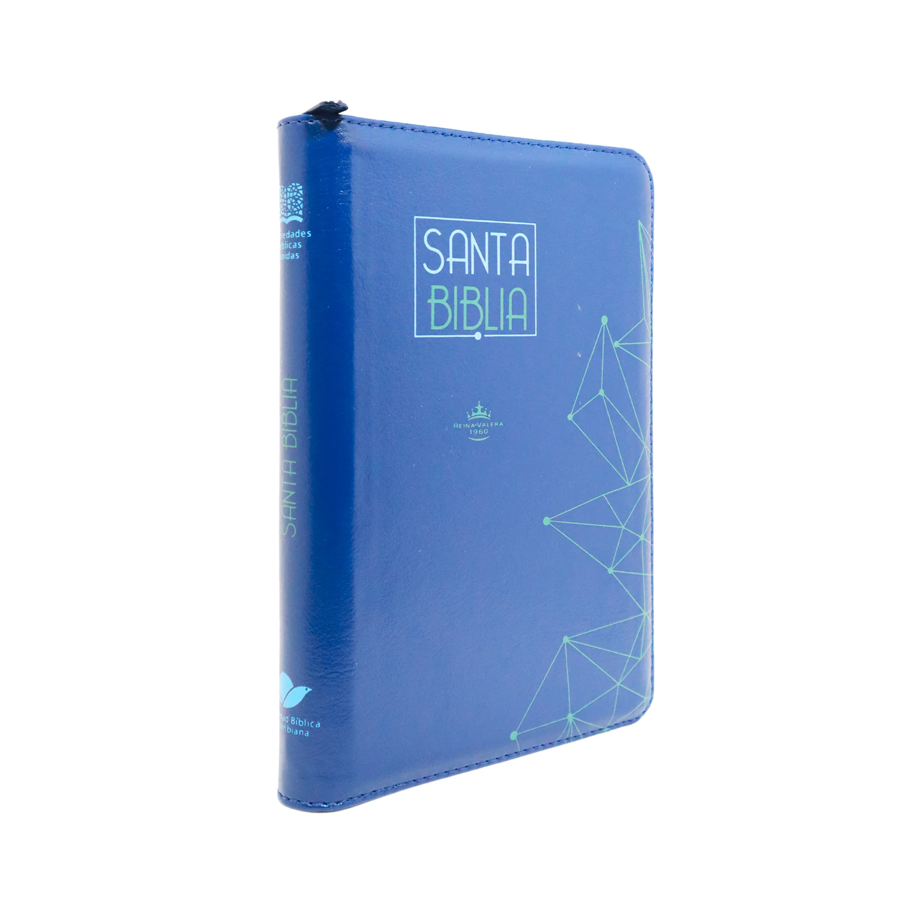 BIBLIA REINA VALERA 1960 LETRA GRANDE MANUAL AZUL/ CIERRE
