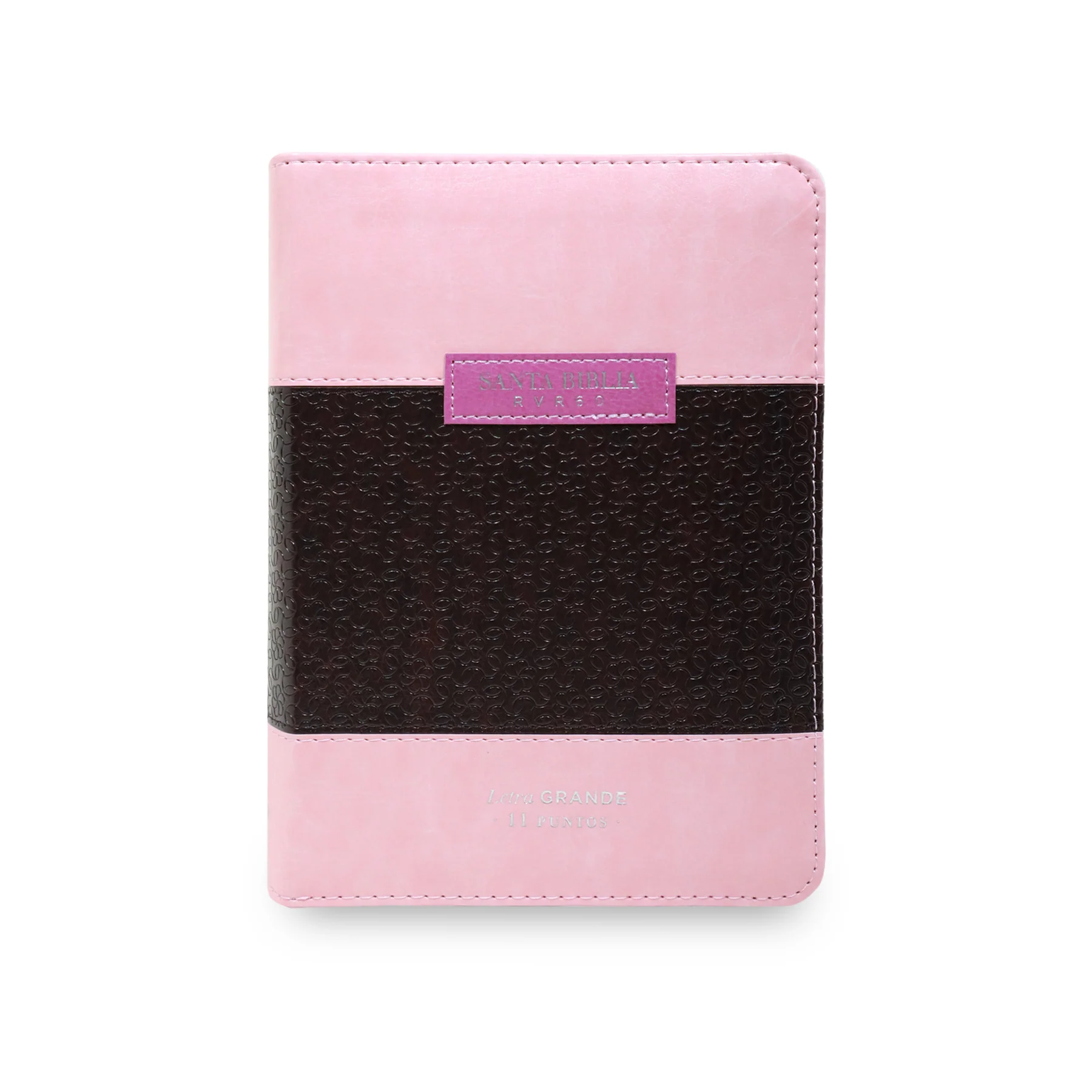 BIBLIA REINA VALERA 1960 COMPACTA LETRA GRANDE ROSA/CAFÉ