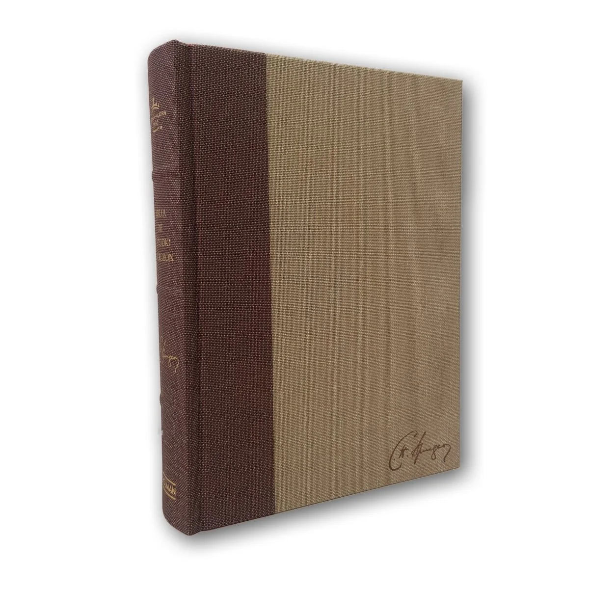 Biblia de estudio Spurgeon Pasta dura Marrón/Claro Tela