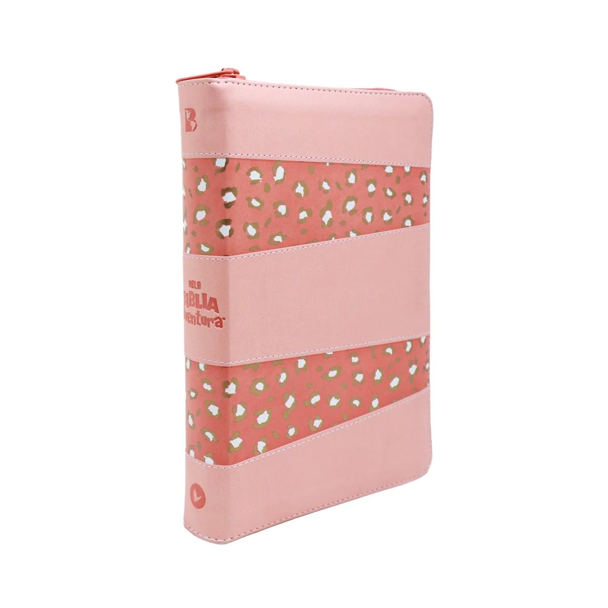 BIBLIA NBLA AVENTURA IMITACIÓN PIEL CORAL C/CIERRE