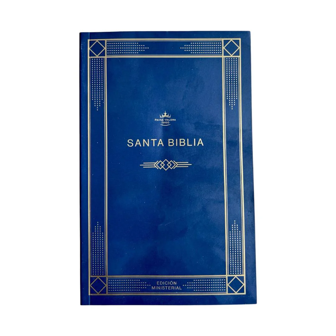 BIBLIA HOLMAN REINA VALERA 1960 ECONOMICA AZUL TAPA RUSTICA