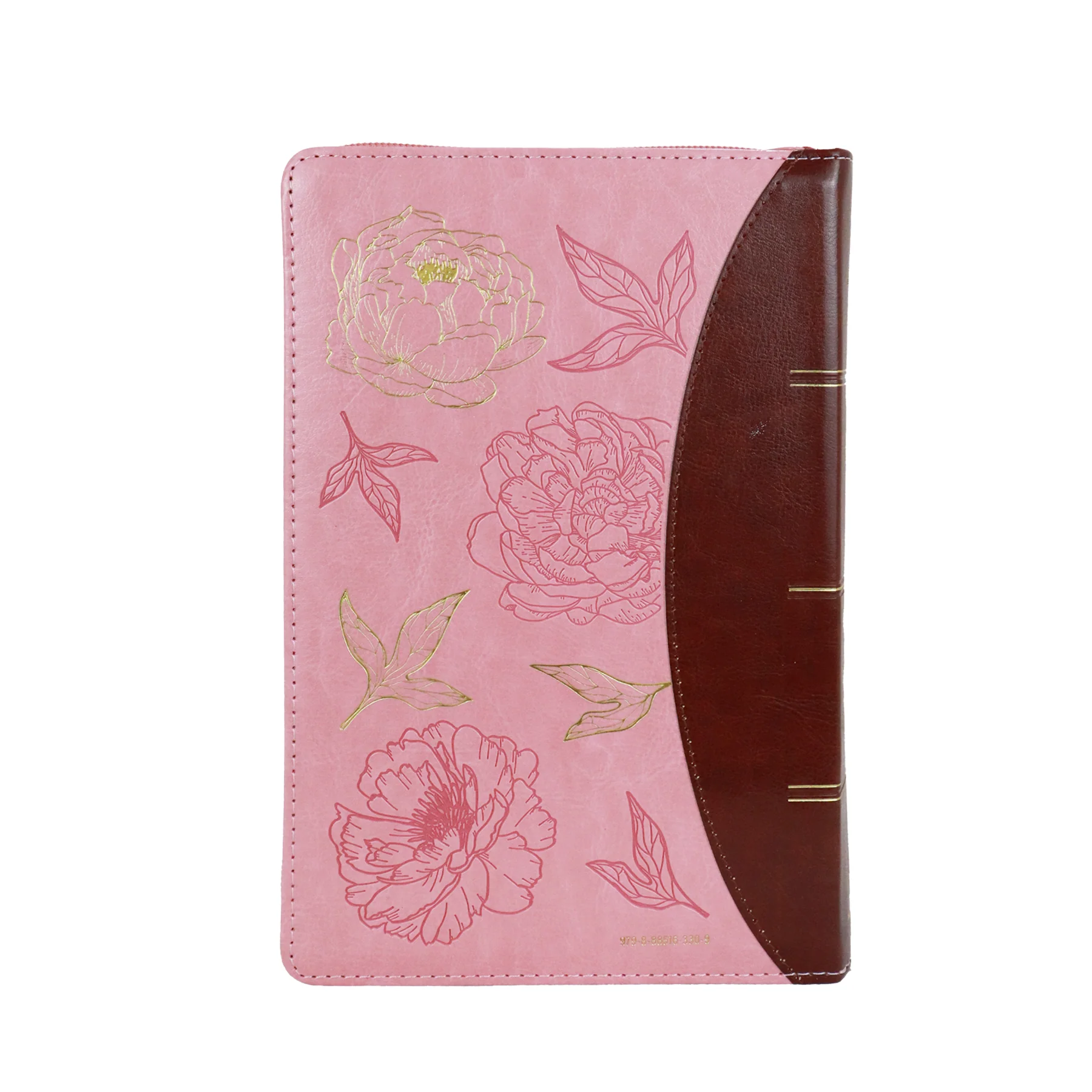 BIBLIA REINA VALERA 1960 LETRA GRANDE PIEL ROSA FLORAL