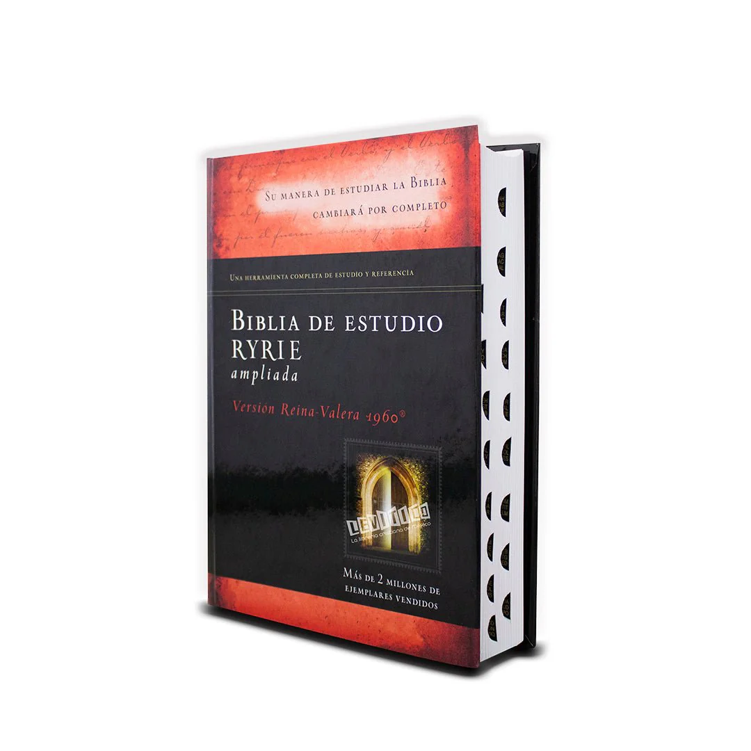 Biblia de Estudio Ryrie Ampliada Tapa Dura con índice