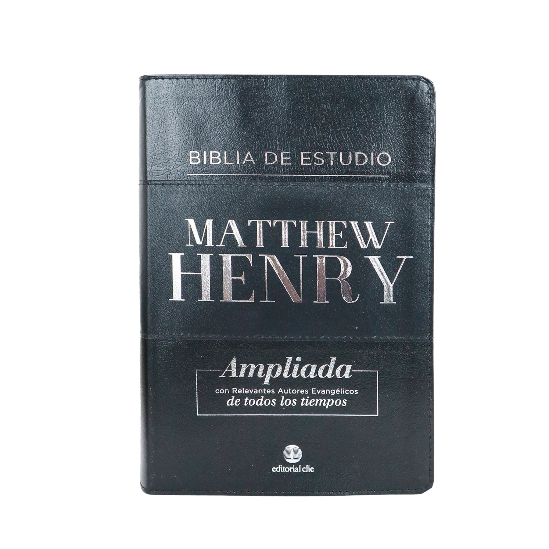 BIBLIA DE ESTUDIO MATTHEW HENRY PIEL FABRICADA NEGRO/INDICE