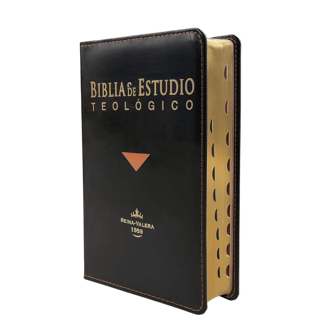 BIBLIA DE ESTUDIO TEOLOGICO REINA VALERA 1960 TAMAÑO MANUAL C/INDICE