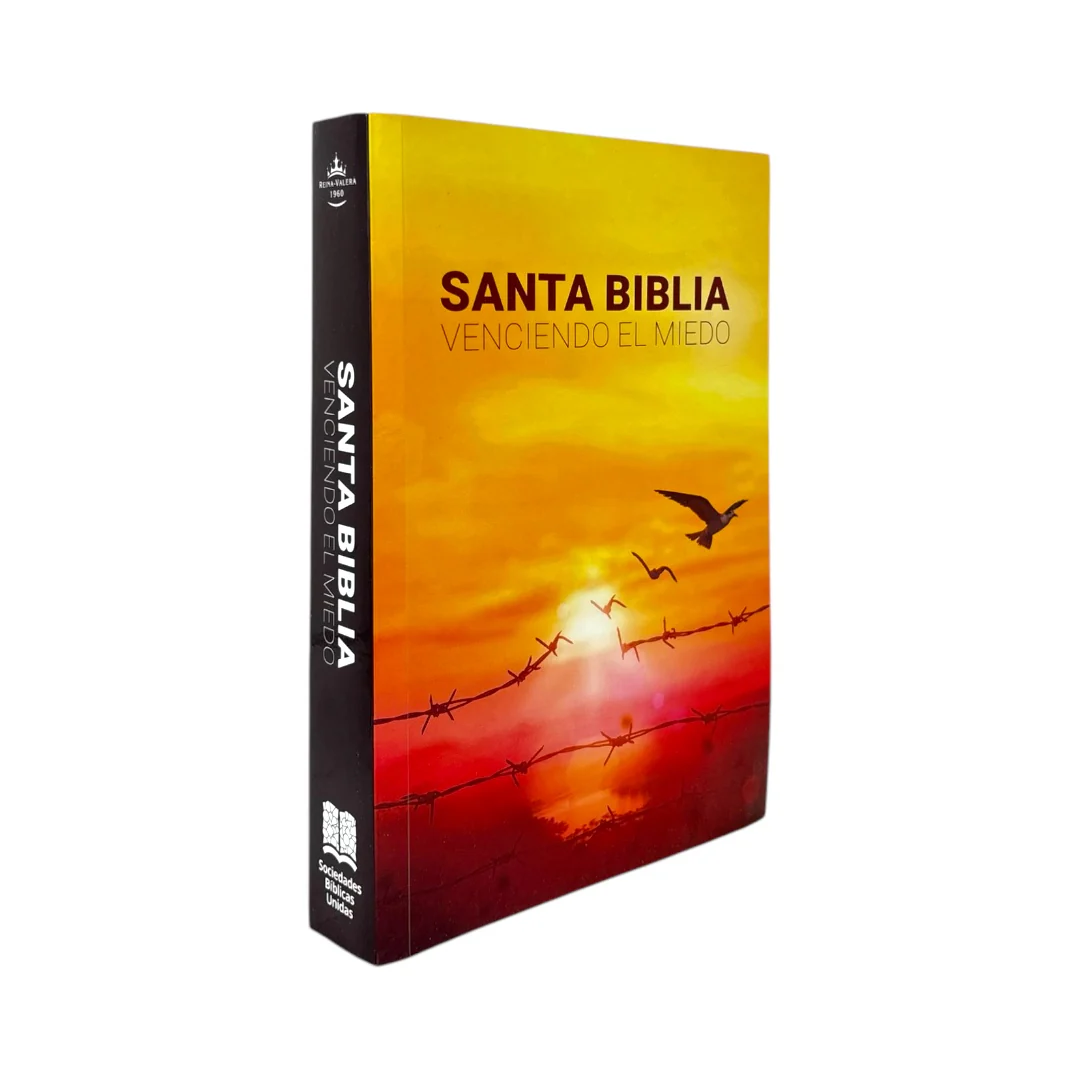 BIBLIA MISIONERA VENCIENDO EL MIEDO REINA VALERA 1960 TAPA RUSTICA