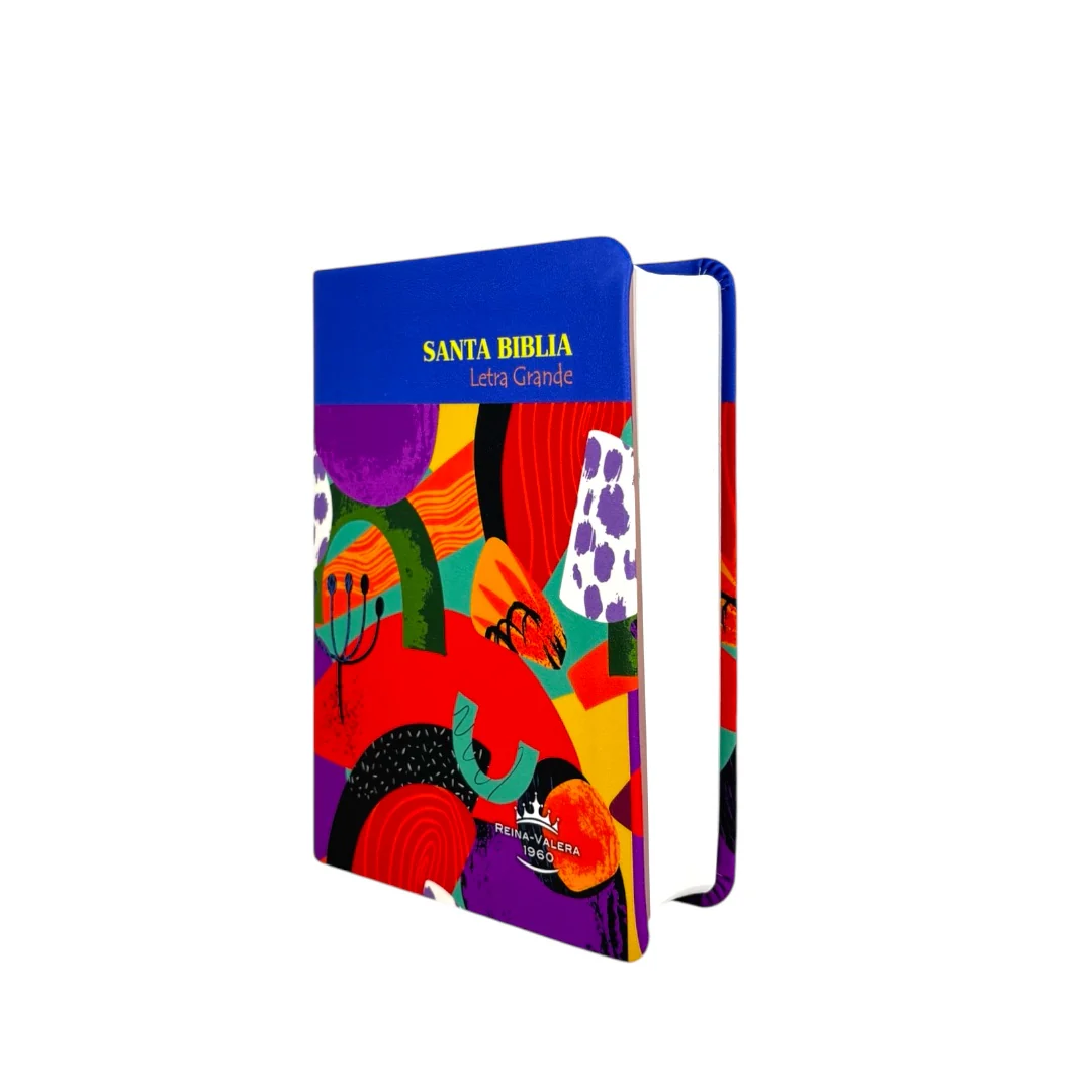 BIBLIA REINA VALERA 1960 COMPACTA IMIT PIEL COLORES