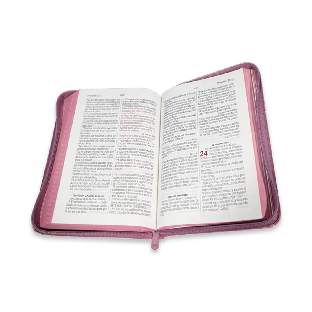 BIBLIA REINA VALERA1960 LETRA GRANDE/ ROSA FLORES