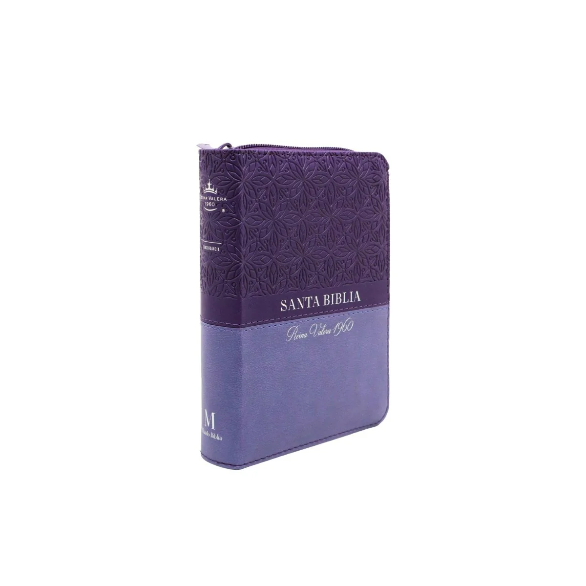 BIBLIA REINA VALERA 1960 TAMAÑO BOLSILLO BIFLORAL CIERRE INDICE